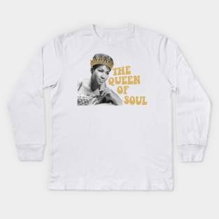 Aretha Franklin Kids Long Sleeve T-Shirt